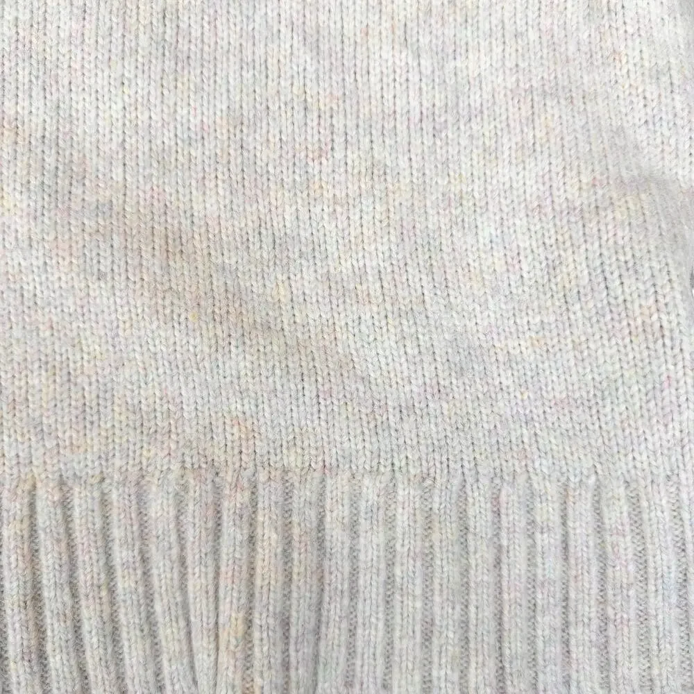 J.Crew Alpaca Merino Wool Blend Pastel Knit Sweater Large AR942